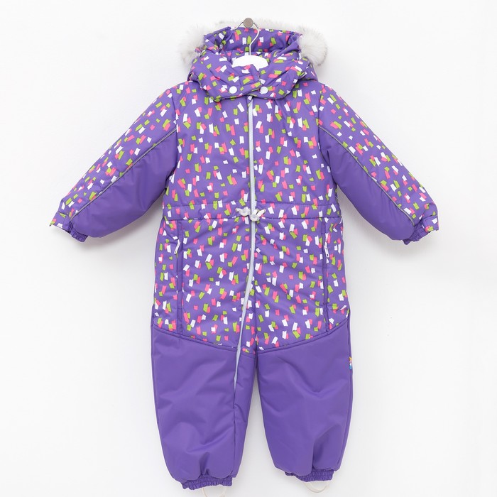 Комбинезон детский, рост 104 см, цвет фиолетовый