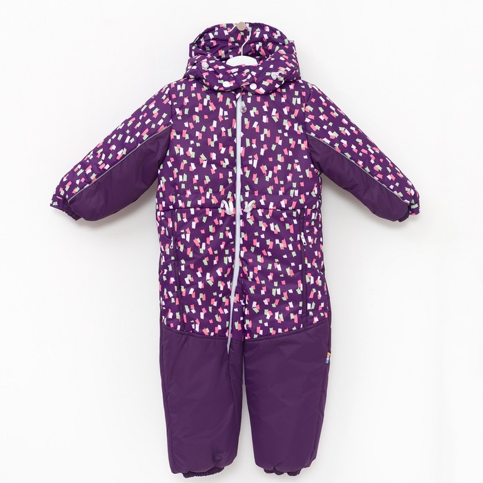 Комбинезон детский, рост 104 см, цвет пурпур