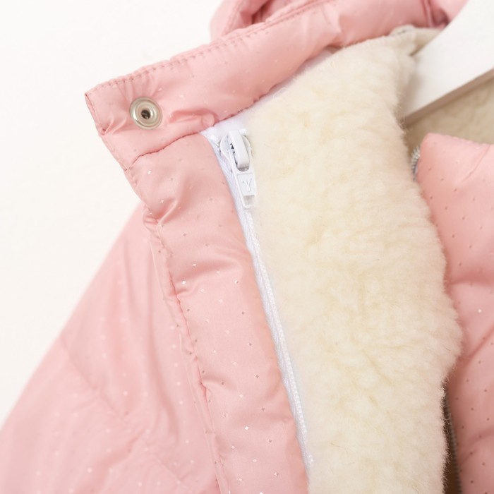 Комплект (Куртка + Полукомбинезон), рост 104 см, цвет розовый