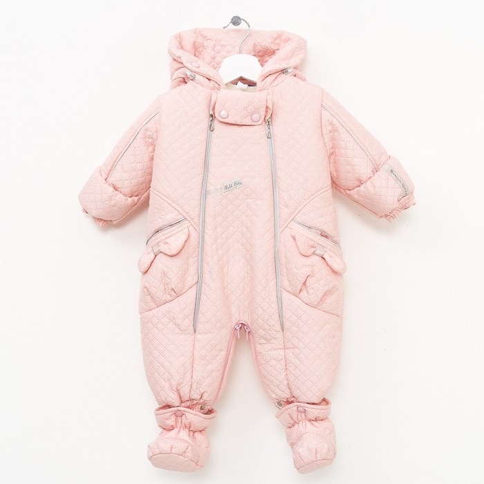 Комбинезон-конверт "трансформер", рост 68 см, цвет светло-розовый