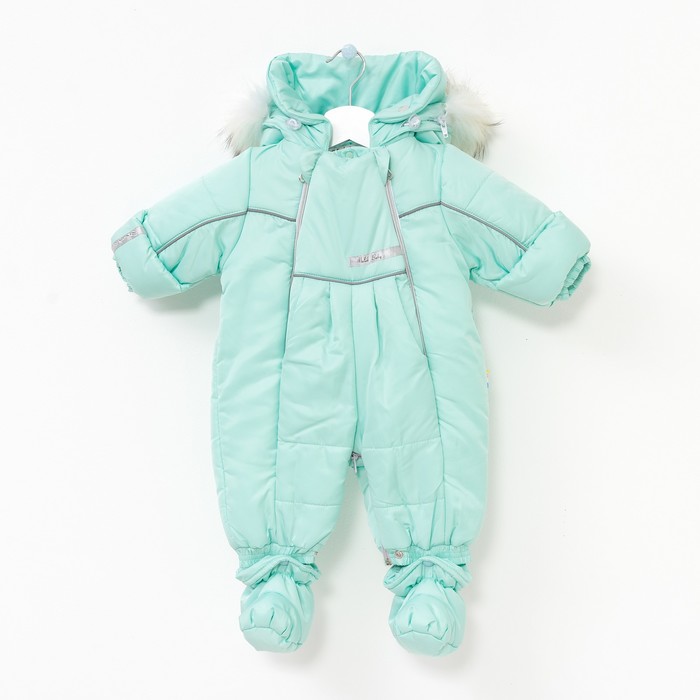 Комбинезон-конверт "трансформер", рост 68 см, цвет мятный
