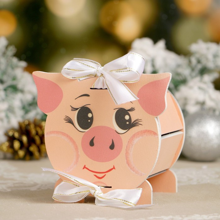 Копилка «Свинка», 13×14×11,5см
