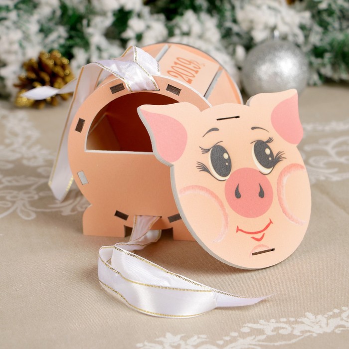 Копилка «Свинка», 13×14×11,5см