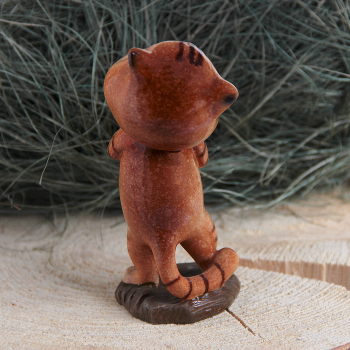 Сувенир полистоун "Котенок с книжками" 5,5х12,5х6 см