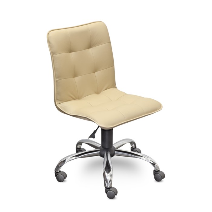 Кресло "Фигаро", хром, бежевое