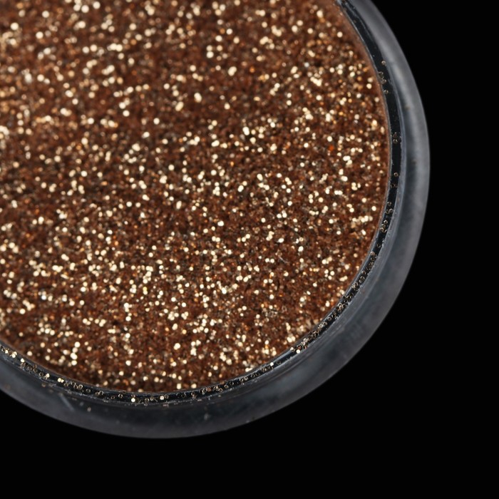 Блёстки для ногтей, 8гр, цвет бронзовый