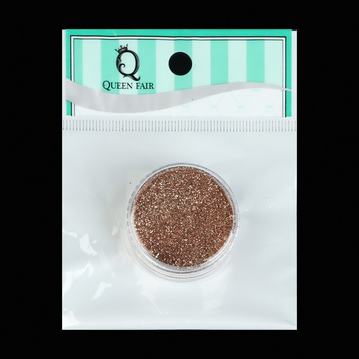 Блёстки для ногтей, 8гр, цвет бронзовый
