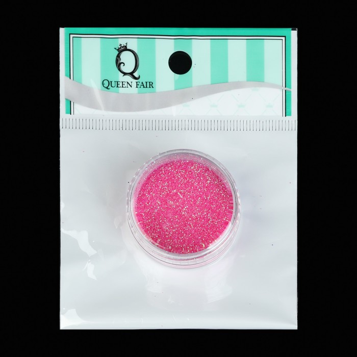 Блёстки для ногтей, 8гр, цвет розовый