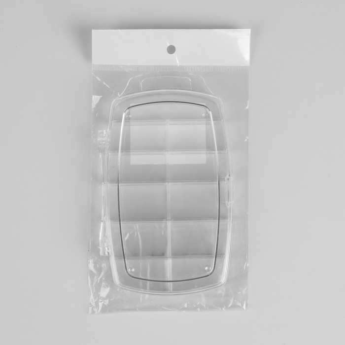 Контейнер для декора, 11 ячеек, цвет прозрачный