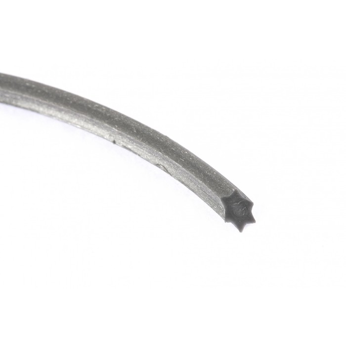 Леска для триммера Denzel 96195, армированная алюминием, X-Pro, звезда, 1,6мм х 15м