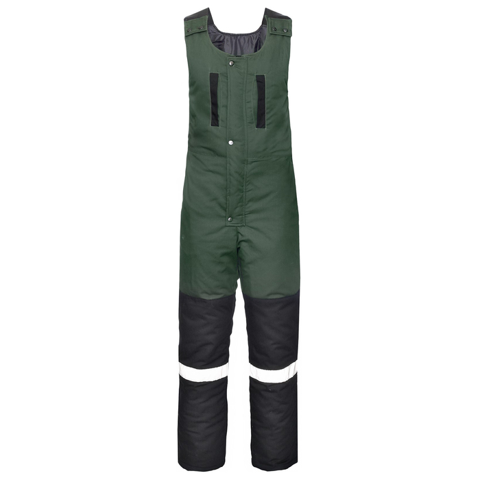 Полукомбинезон утеплённый Путник зелёный, размер  56-58, рост 170-176