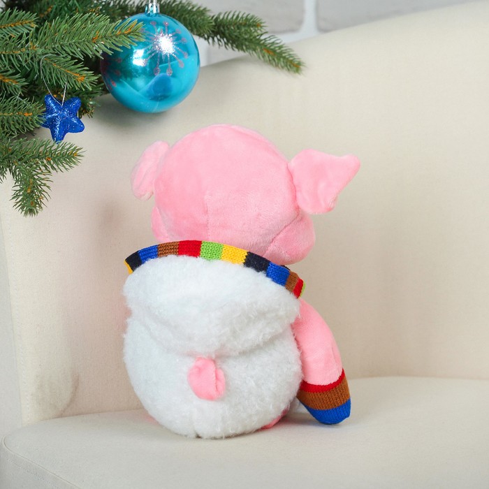 Мягкая игрушка "Свинюшка в полосатых ботиночках", 22 см