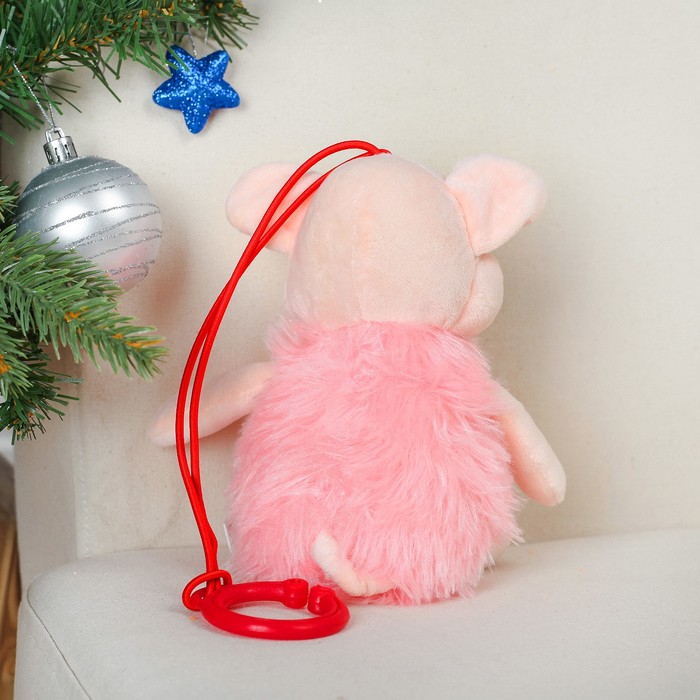 Мягкая музыкальная игрушка "Свинюшка"