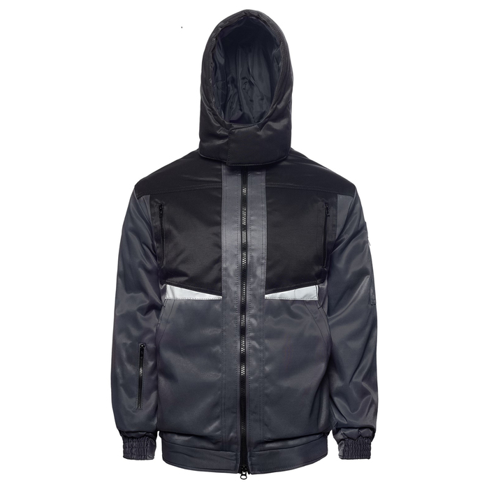 Куртка утеплённая  Пилот серая, размер  44-46, рост 170-176