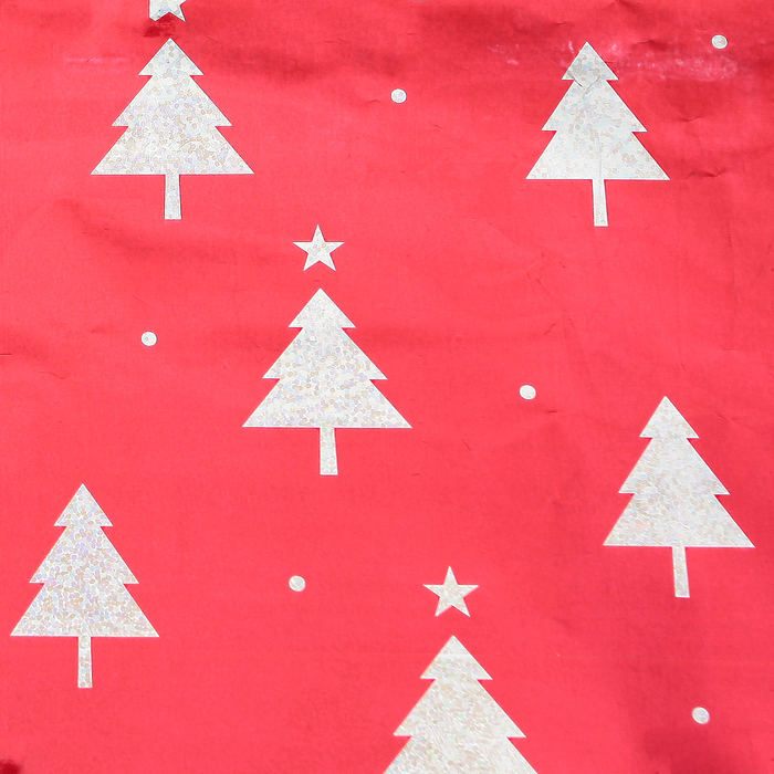 Плёнка голография "Ёлочки", 70 х 100 см