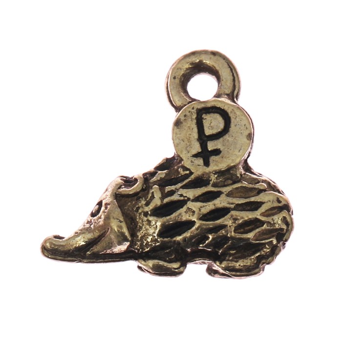 Кошельковый талисман "Бережливый ежик"