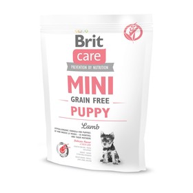 

Сухой корм Brit Care MINI GF Puppy Lamb для щенков мини-пород, беззерновой, 400 г.