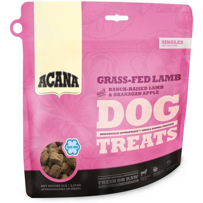 Лакомство Acana для собак, сублимированное, ягненок, 35 г