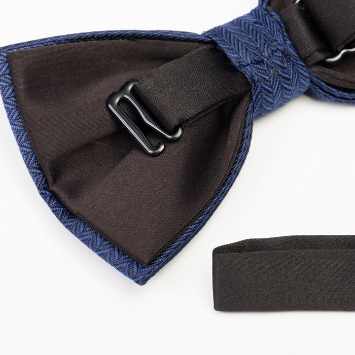 Набор мужской KAFTAN подтяжки и бабочка, синий, р-р универс, п/э