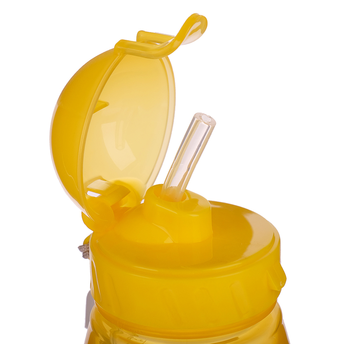 Поильник с трубочкой детский «Фиксики. Верта + Симка» (мультяшки), 400 мл, на ремешке, цвета МИКС