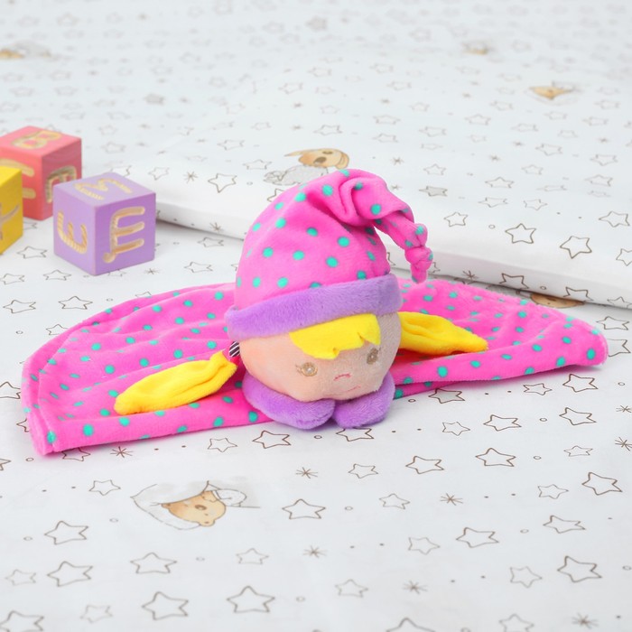 Комфортер "Девчушка в шапочке" цвет розовый