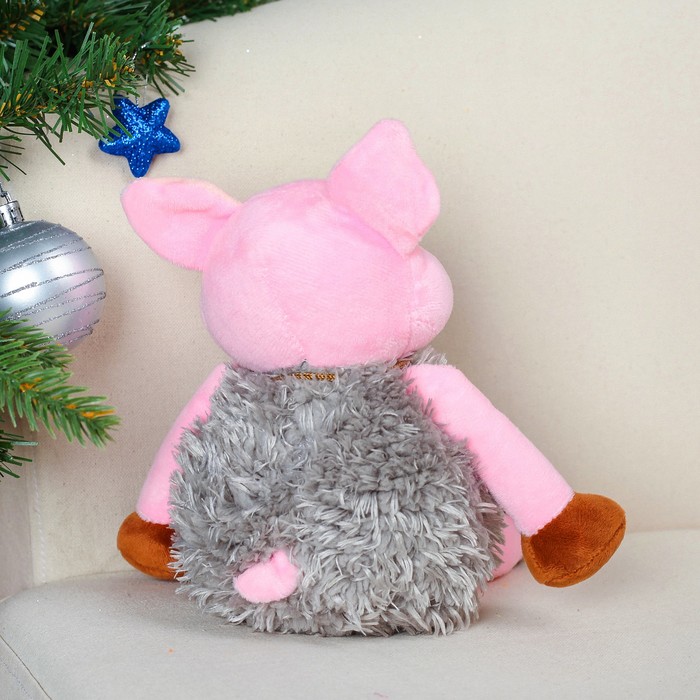 Мягкая игрушка "Свинюшка кофта на завязках"