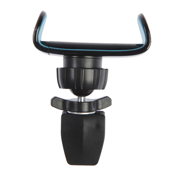 Держатель в дефлектор раздвижной 60 мм - 95 мм на прищепке, синий