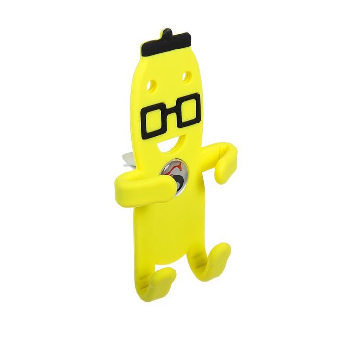 Держатель телефона гнущийся, желтый