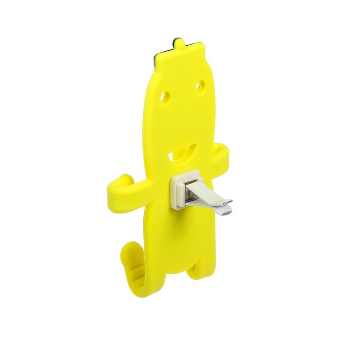 Держатель телефона гнущийся, желтый
