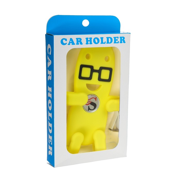 Держатель телефона гнущийся, желтый