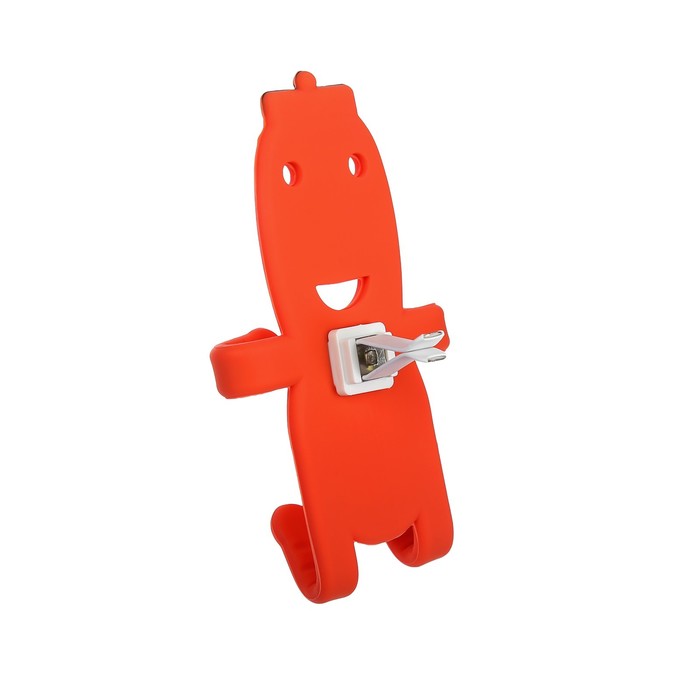 Держатель телефона гнущийся, красный