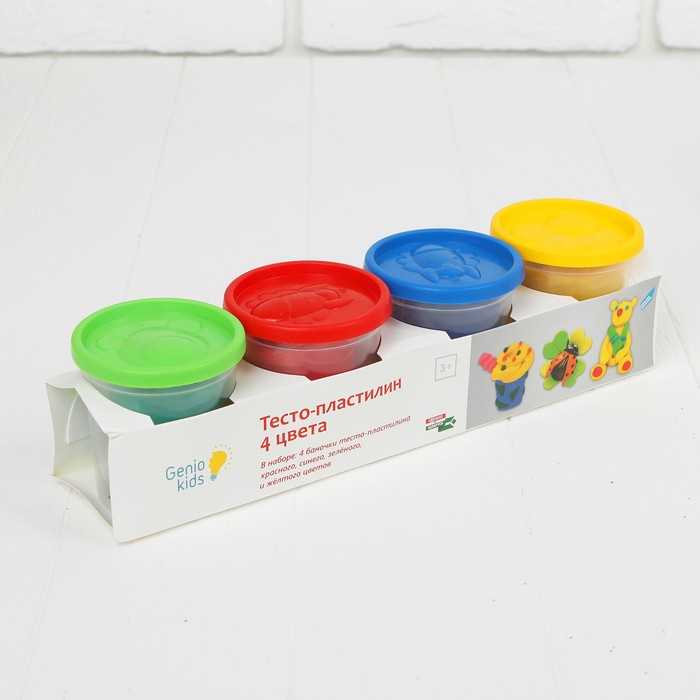 Набор для детского творчества «Тесто-пластилин 4 цвета» TA1010V