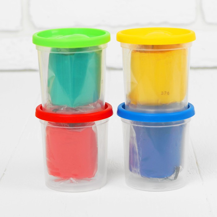 Набор для детского творчества «Тесто-пластилин 4 цвета» TA1010V