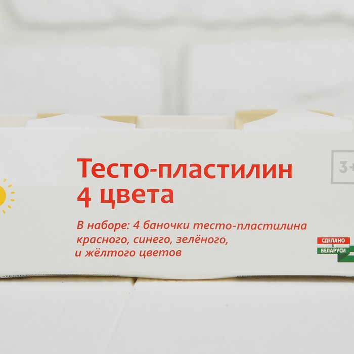 Набор для детского творчества «Тесто-пластилин 4 цвета» TA1010V