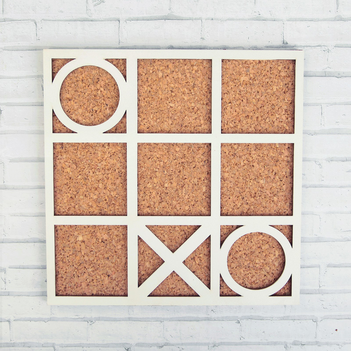 Пробковая доска "Крестики-нолики"