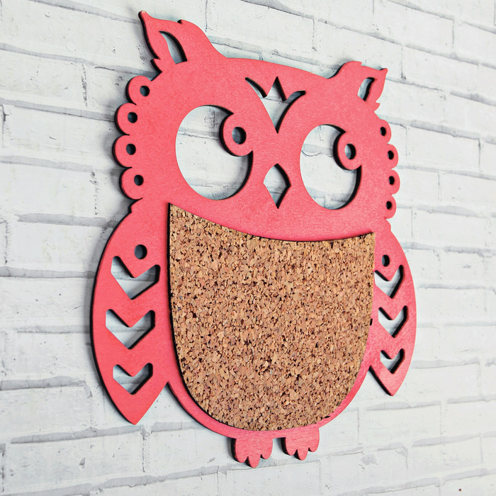 Пробковая доска "Сова"