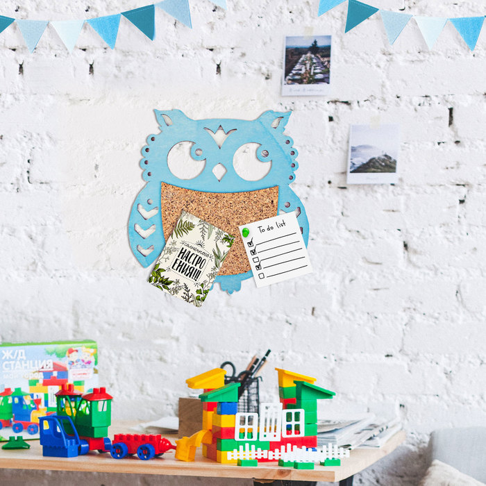 Пробковая доска "Сова"