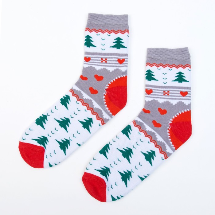 Носки женские "Елочки " р-р 36-40 (23-25 см) 80% хл, 15% п/э, 5% эл