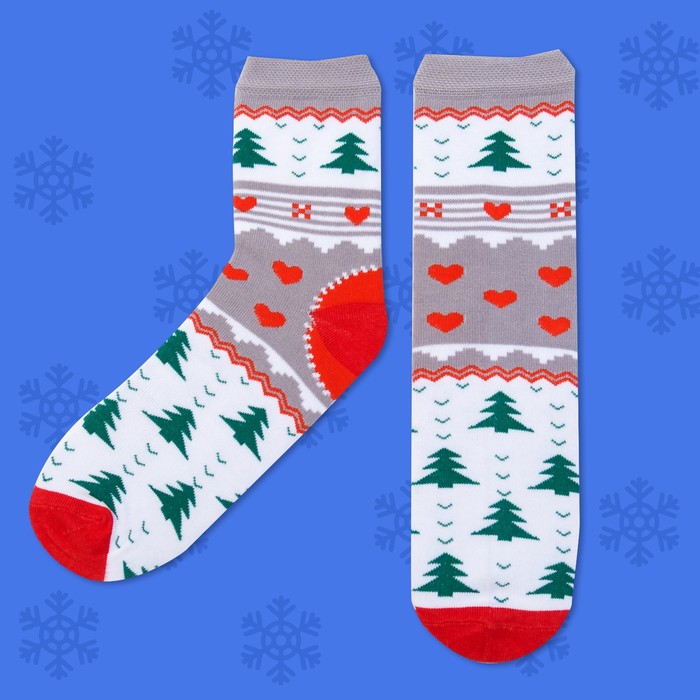 Носки женские "Елочки " р-р 36-40 (23-25 см) 80% хл, 15% п/э, 5% эл