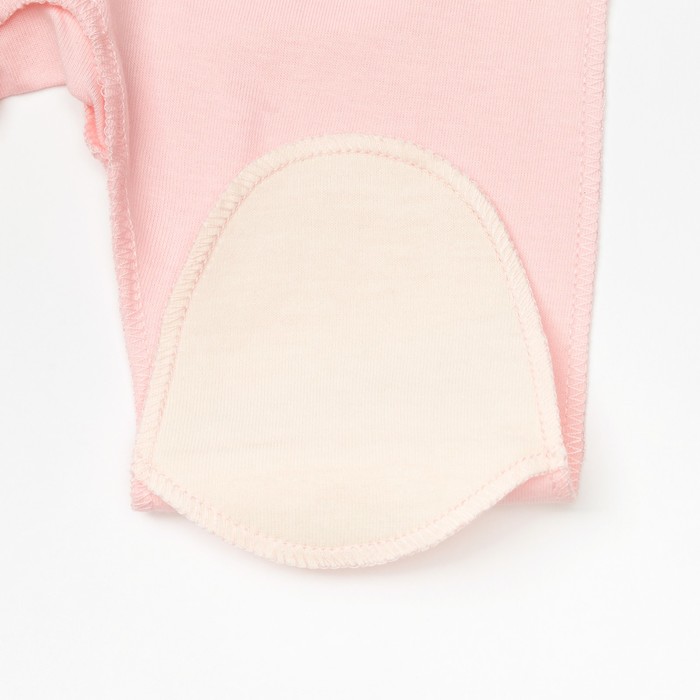 Ползунки для девочки, рост 68 см, цвет розовый