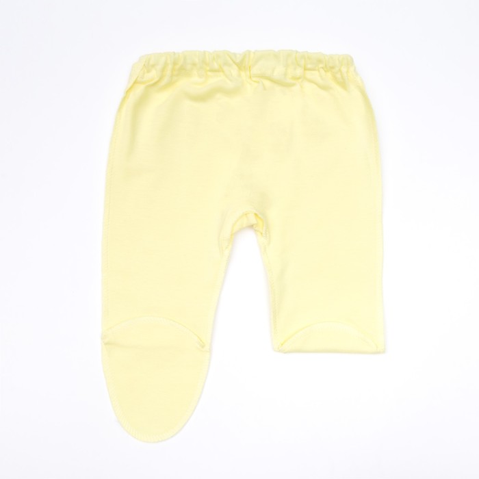 Ползунки детские, рост 68 см, цвет жёлтый