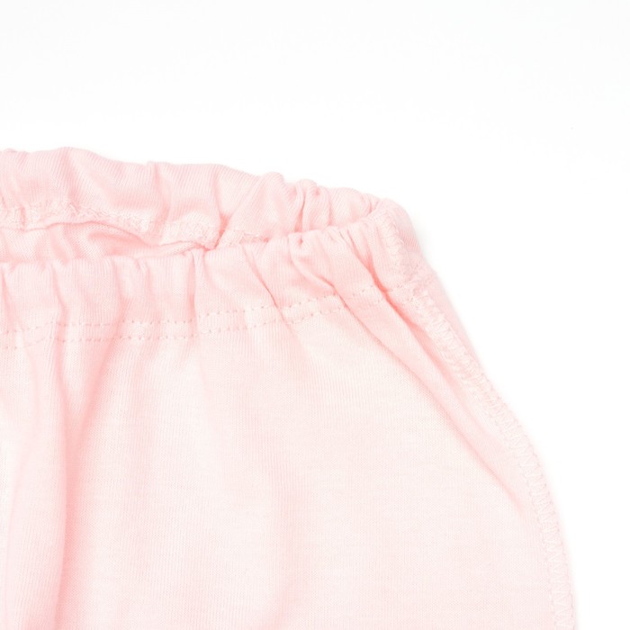 Ползунки для девочки, рост 80 см, цвет розовый