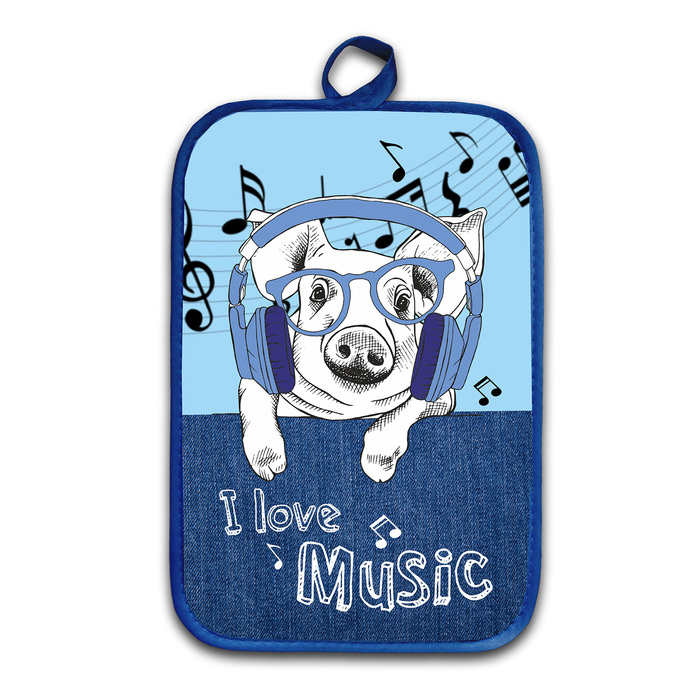 Прихватка "Хрюша" ГК-72 22х15 (фотопечать) арт.016