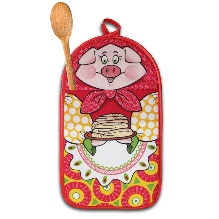 Прихватка-Саше "Хрюша" ГК-81 28,5х16,5( фотопечать) арт .С-028