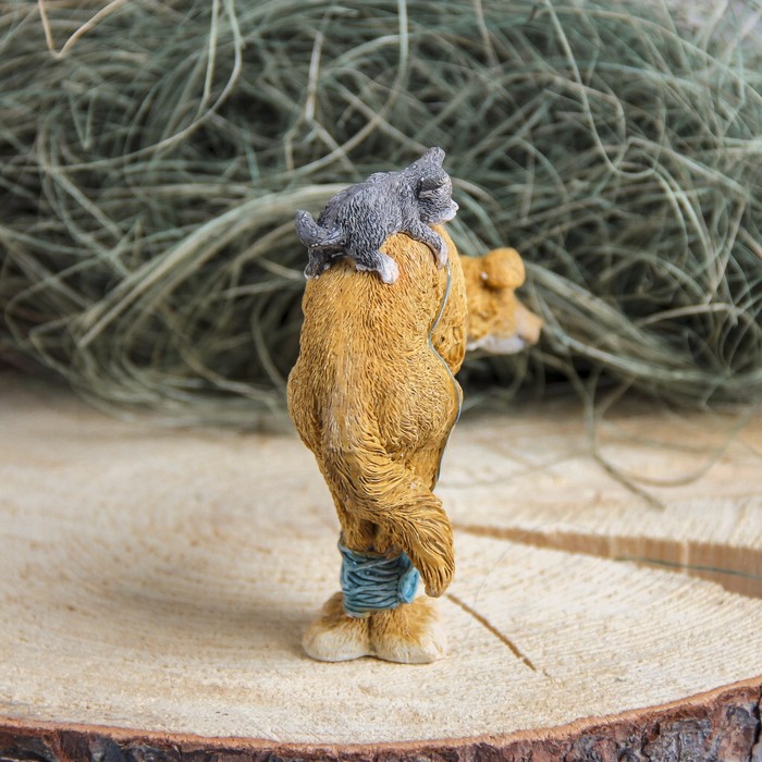 Сувенир полистоун "Большой друг" 12,5х11,5х4 см