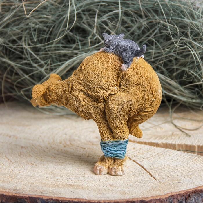 Сувенир полистоун "Большой друг" 12,5х11,5х4 см