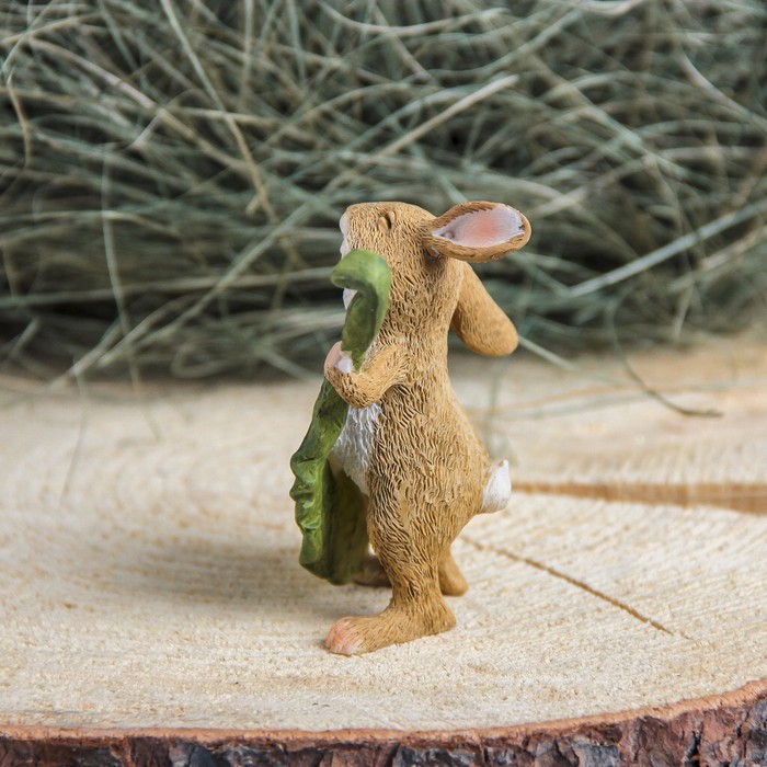 Сувенир полистоун "Заяц гитарист" 7,5х5х8,5 см