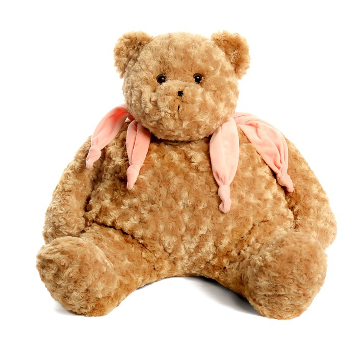 Мягкая игрушка "Медведь с шарфом", цвет светло-коричневый, 50 см