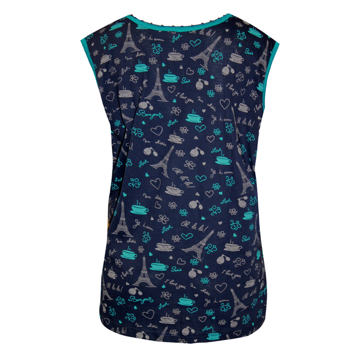 Майка женская, цвет тёмно-синий, размер 54