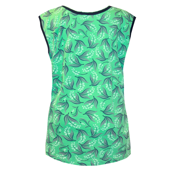 Майка женская, цвет зелёный, размер 60